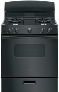 30 in. 4.8 cu. ft. Freestanding Gas Range in Black