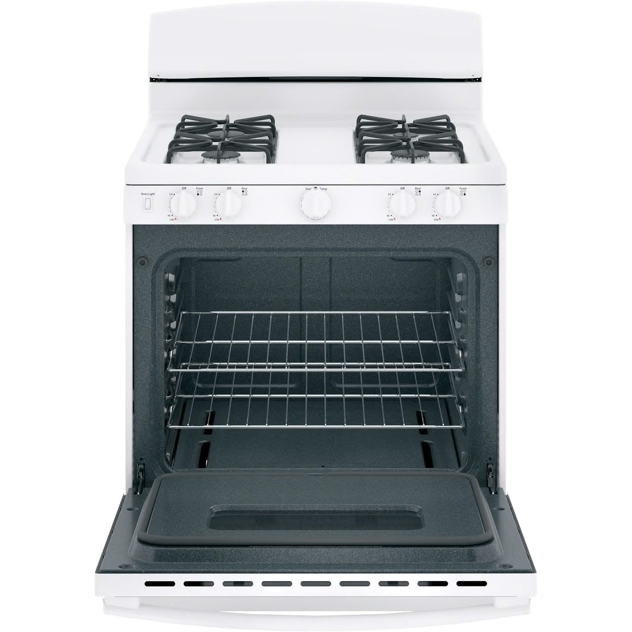 30 in. 4.8 cu. ft. Freestanding Gas Range in White