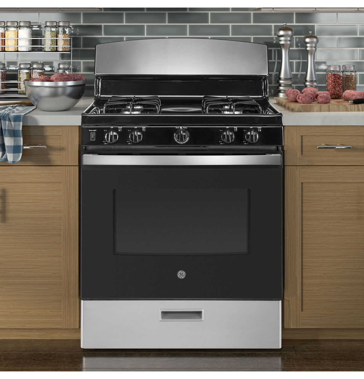 30 in. 4.8 cu. ft. Freestanding Gas Range