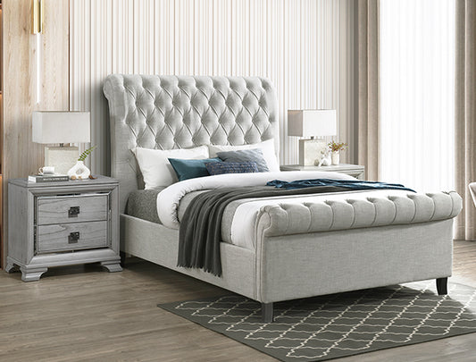 Kate Upholstered Sleigh Bed