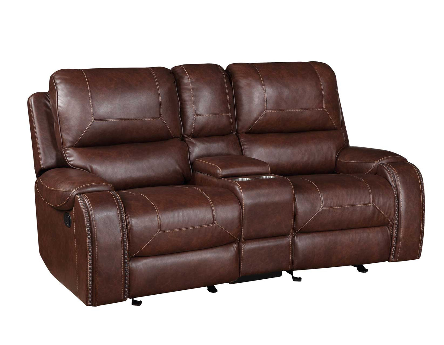 Keily Glider Reclining Console Loveseat