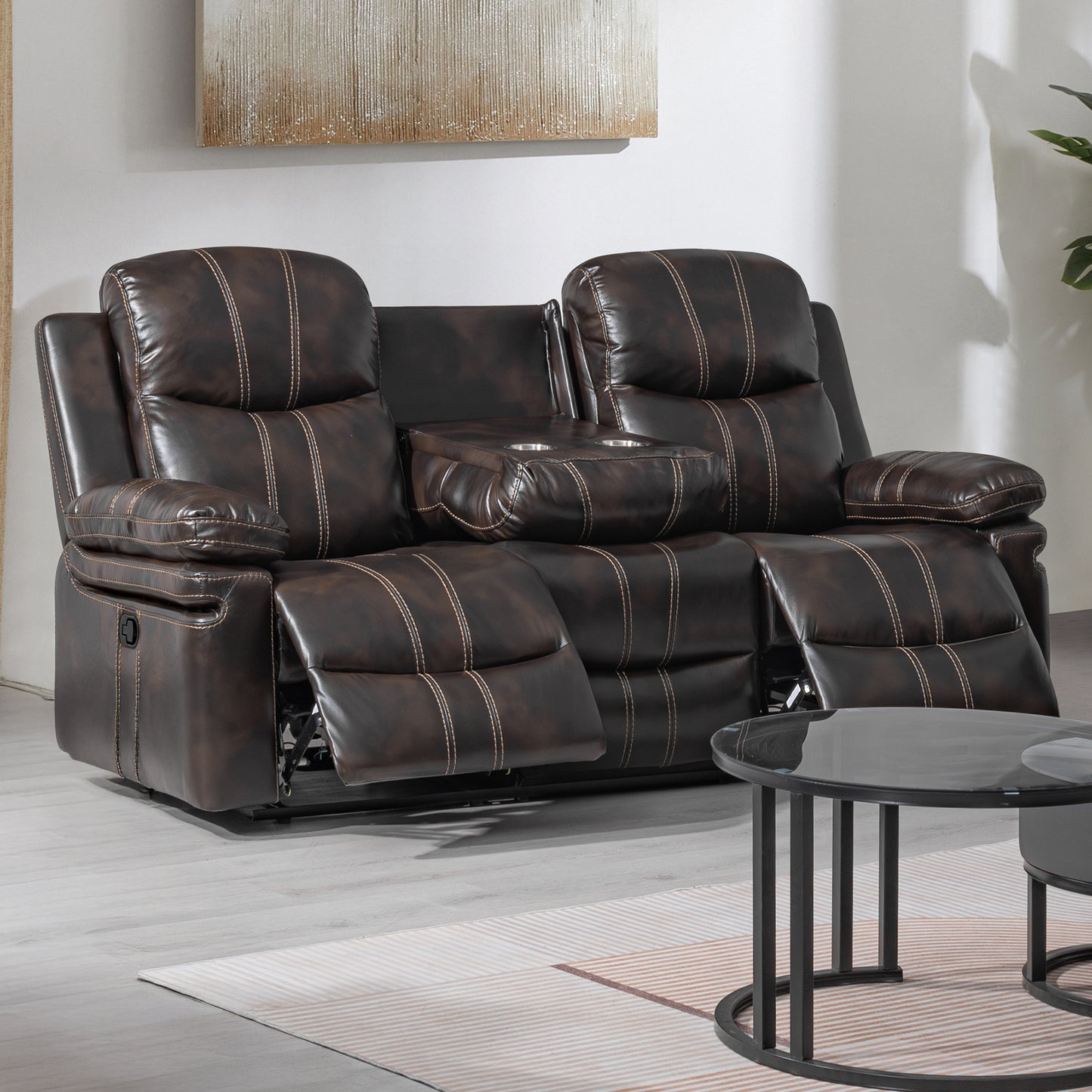 Kellen Sofa w/Drop Down Table