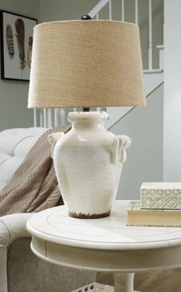 Emelda Ceramic Table Lamp (1/cn)