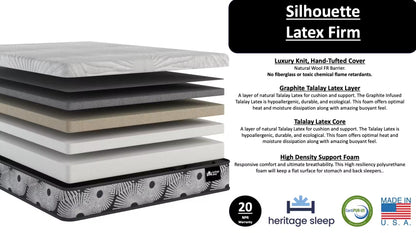 Heritage Sleep - Colección Silhouette - Látex firme 