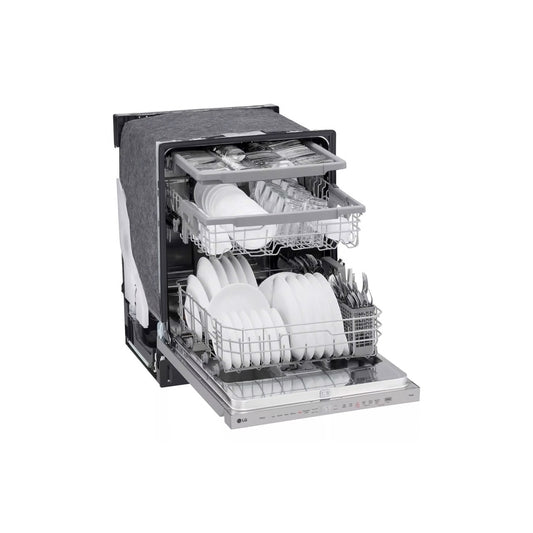 24 in. Top Control Smart Wi-Fi Enabled Dishwasher, QuadWash Pro, Dynamic Heat Dry, 3rd Rack, PrintProof Stainless Steel