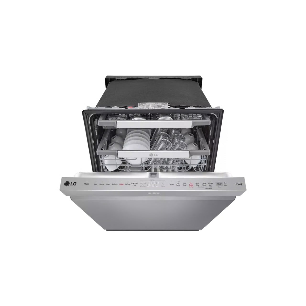 24 in. PrintProof Stainless Steel Smart Top Control Dishwasher with 1-Hour Wash and Dry, QuadWash Pro and Dynamic Dry