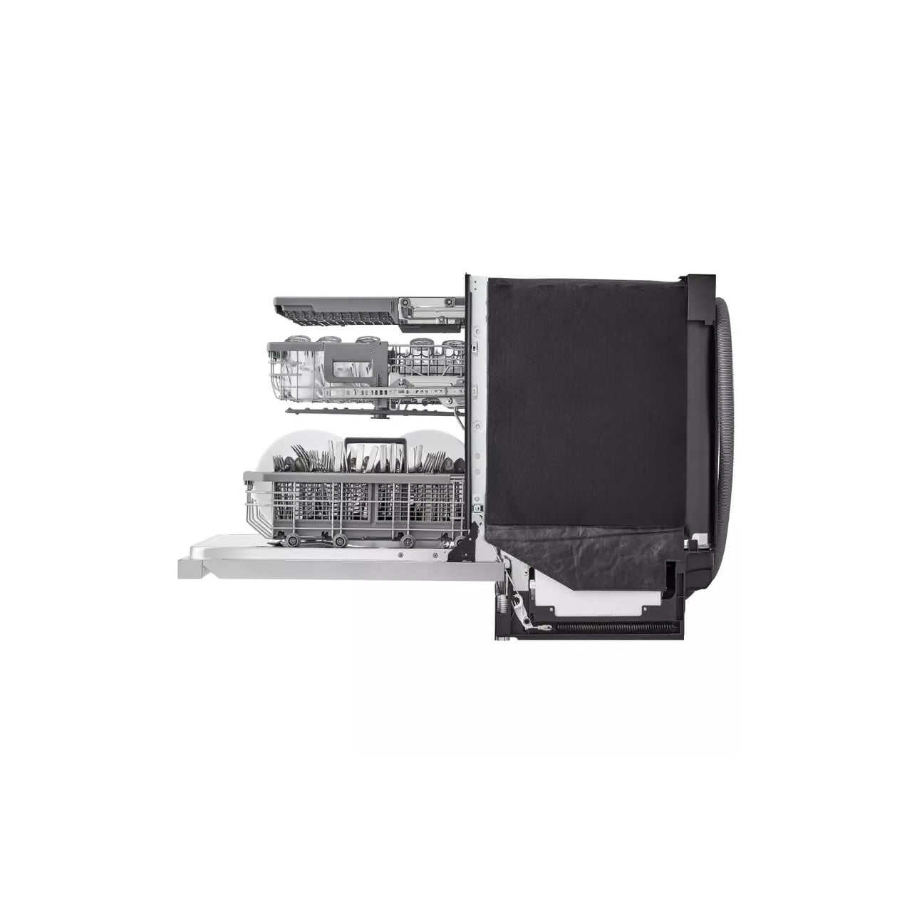 24 in. PrintProof Stainless Steel Smart Top Control Dishwasher with 1-Hour Wash and Dry, QuadWash Pro and Dynamic Dry
