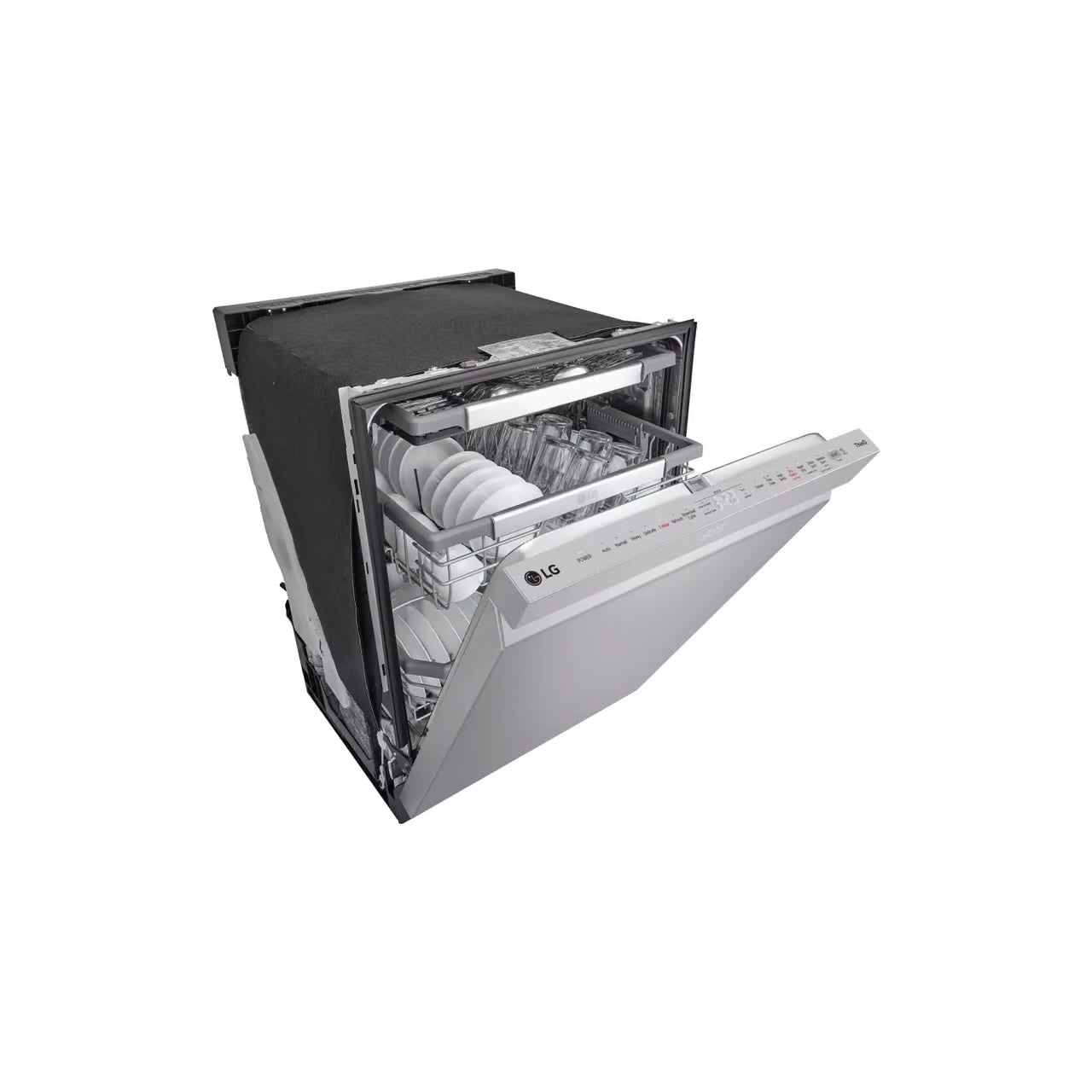 24 in. PrintProof Stainless Steel Smart Top Control Dishwasher with 1-Hour Wash and Dry, QuadWash Pro and Dynamic Dry