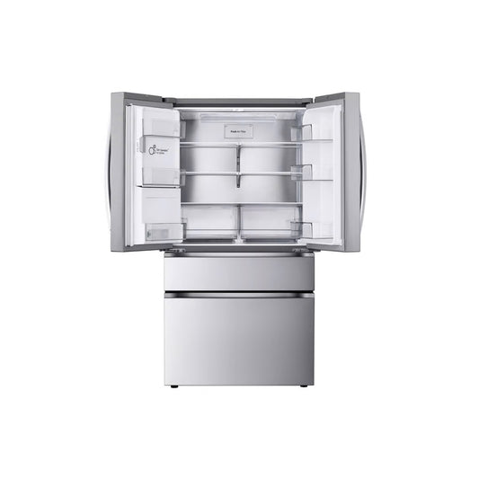 29 cu. ft. SMART Standard Depth MAX French Door Refrigerator with Full Convert Drawer in PrintProof Stainless Steel