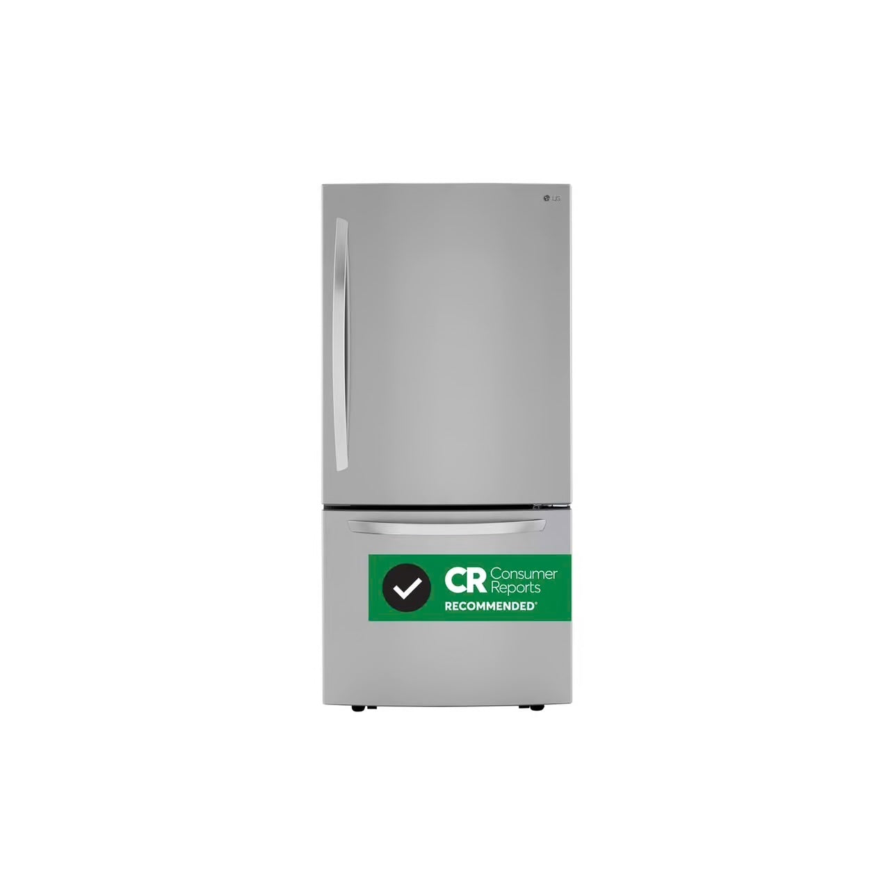 33 in. W 26 cu. ft. Bottom Freezer Refrigerator w/ Multi-Air Flow and Smart Cooling in PrintProof Stainless Steel
