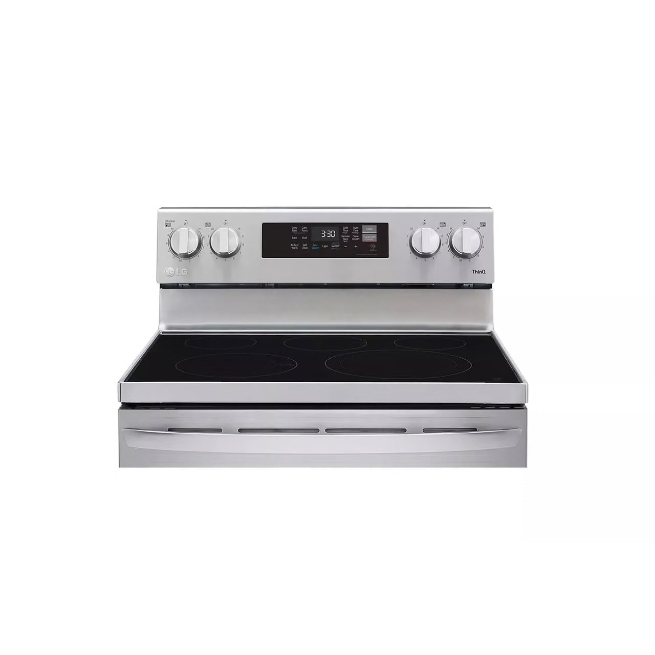 30 in. 6.3 cu. ft. Smart Wi-Fi Enabled Fan Convection Electric Range Oven with AirFry and EasyClean in. Stainless Steel
