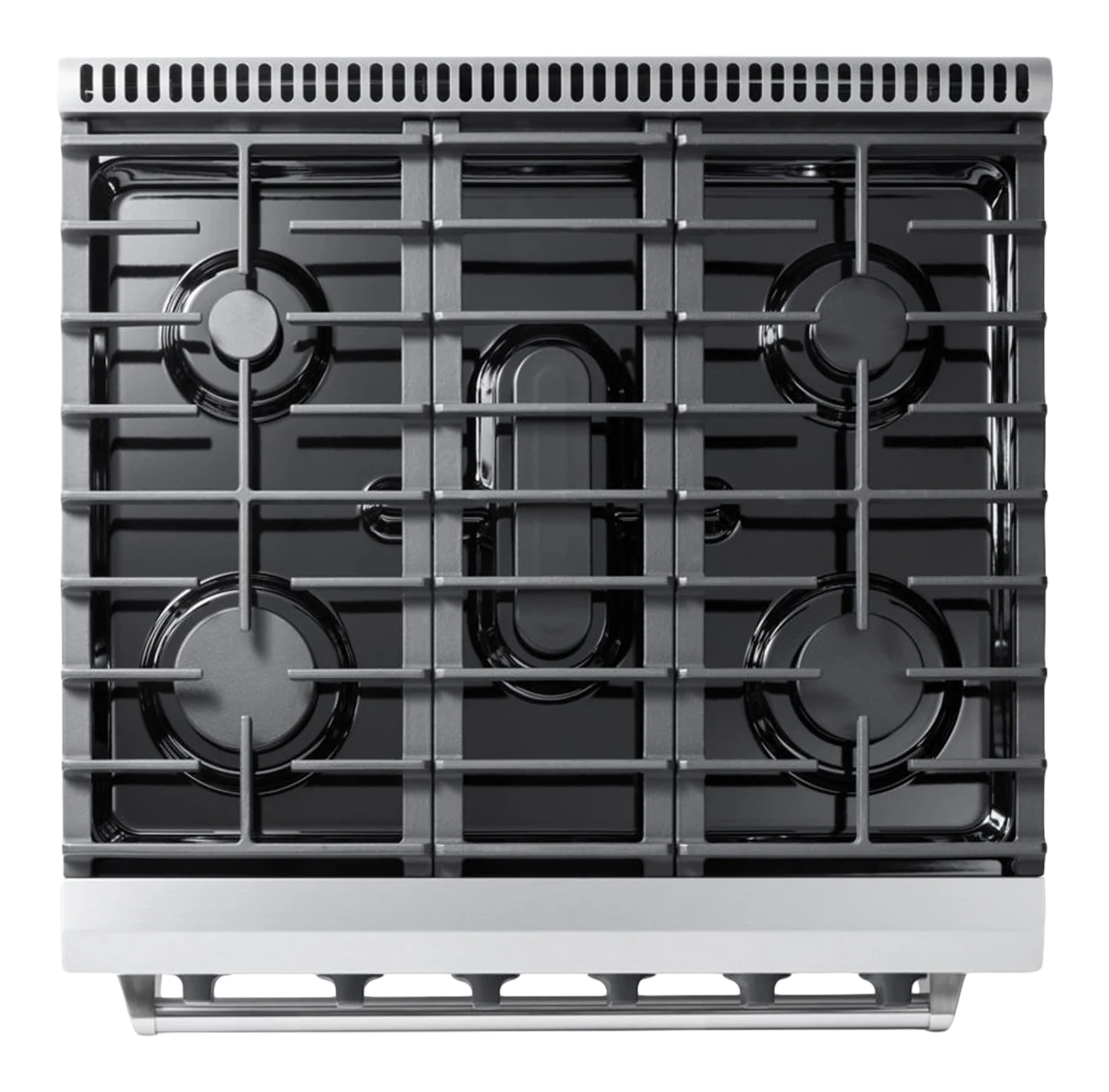 30-in 5 burners 4.5-cu ft Freestanding Liquid Propane Gas Range (Stainless steel)