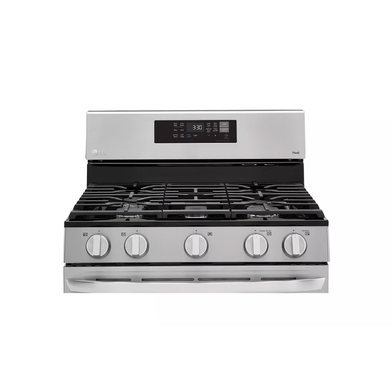 5.8 cu. ft. Smart Wi-Fi Enabled Fan Convection Gas Single Oven Range with AirFry and EasyClean in Stainless Steel