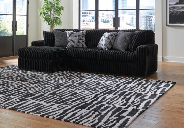 Midnight-Madness 2 PC Sectional w/Chaise