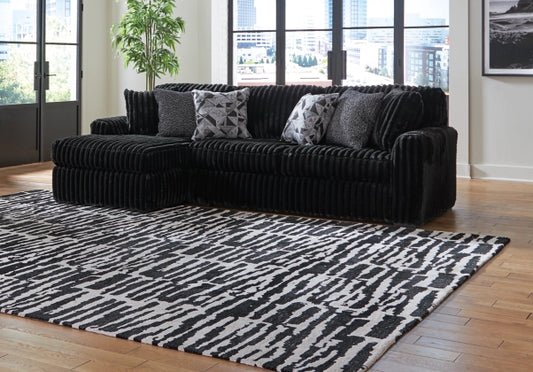 Midnight-Madness 2 PC Sectional w/Chaise