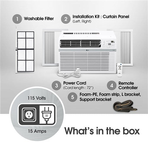 8, 000 BTU Window Air Conditioner with Wifi Controls
