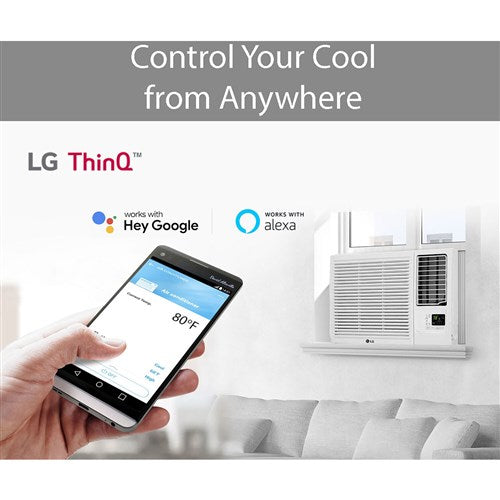 12, 000 BTU Heat/Cool Window Air Conditioner w/Wifi Controls - White