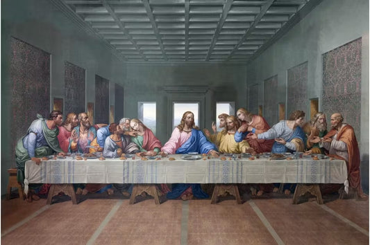 Temp Glass W/Foil - Last Supper