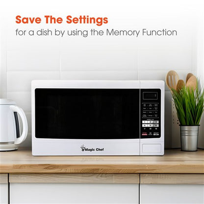 1.6 Cu Ft Countertop 1100 Watt Digital Touch - White