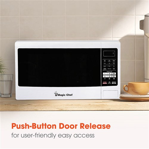 1.6 Cu Ft Countertop 1100 Watt Digital Touch - White