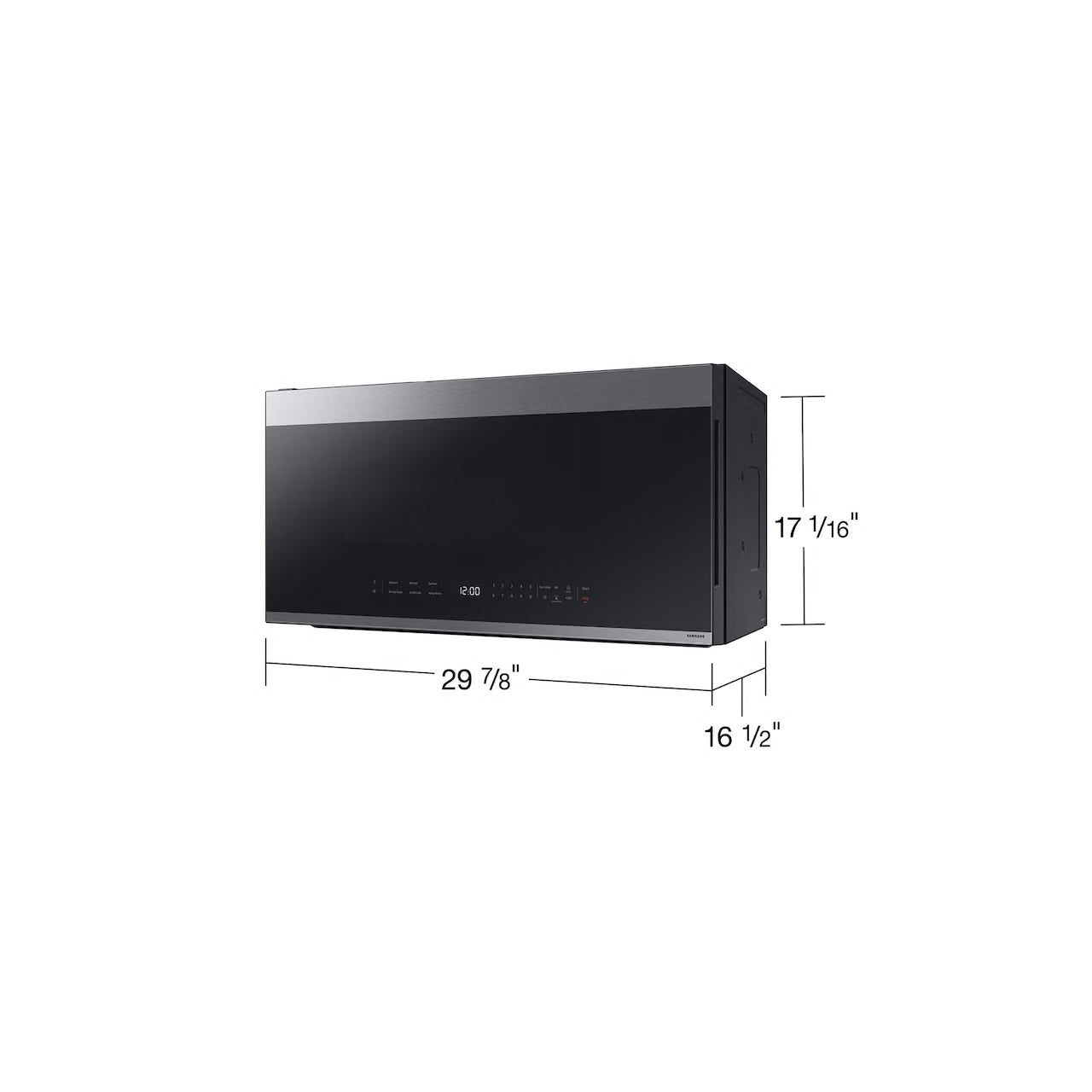 Bespoke Smart 2.1 cu. ft. Over-the-Range Microwavewith Auto Connectivity & SmartThings Cooking in Stainless Steel