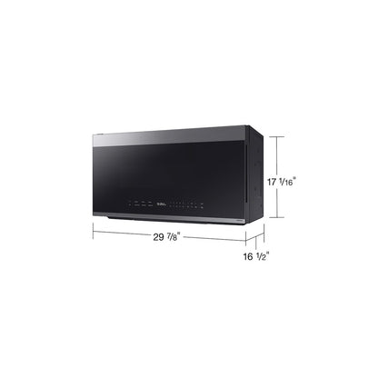 Over-the-Range Smart Microwave 2.1 cu. ft. with Auto Connectivity & LCD Display in Stainless Steel