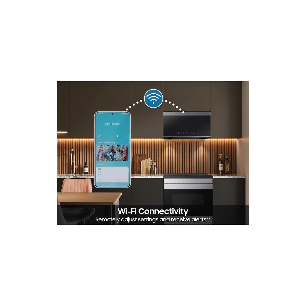 Over-the-Range Smart Microwave 2.1 cu. ft. with Auto Connectivity & LCD Display in Stainless Steel