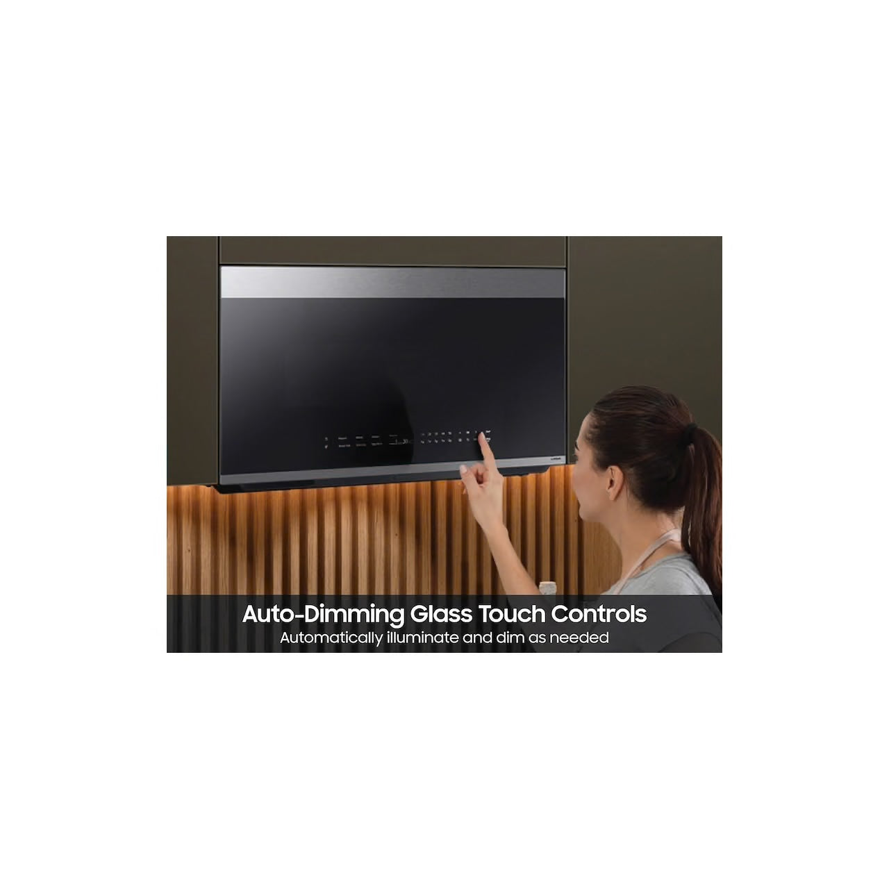 Over-the-Range Smart Microwave 2.1 cu. ft. with Auto Connectivity & LCD Display in Stainless Steel