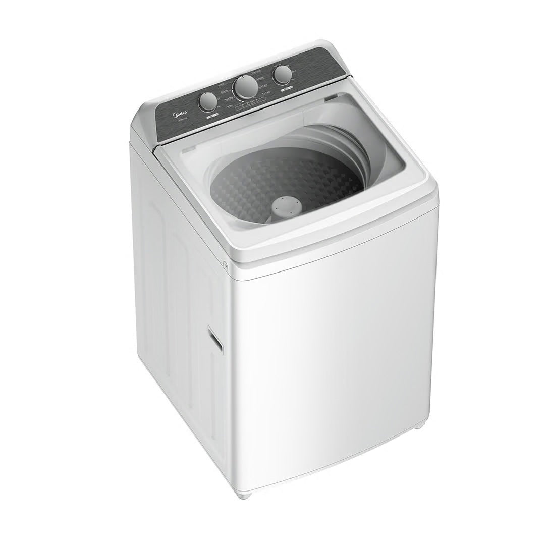 4.1 CF Top Load Washer, Agitator, Stainless Tub - White