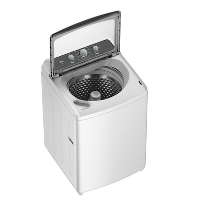 Lavadora de carga superior CF 4.1, agitador, tina de acero inoxidable - Blanca