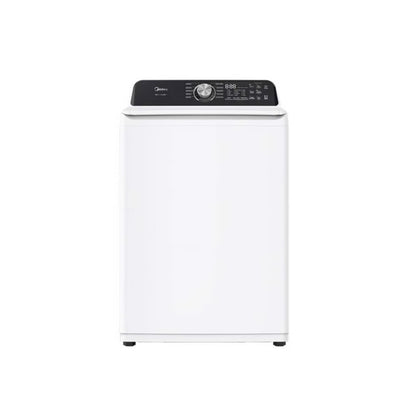 4.4 CF Top Load Washer, Agitator, Stainless Tub - White