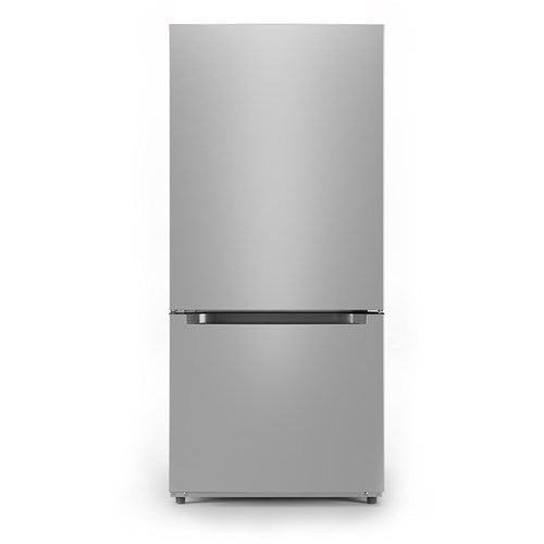 18.7 Cu Ft Bottom Mount Refrigerator 30" Wide - Stainless