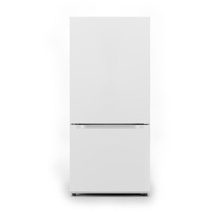 18.7 Cu Ft Bottom Mount Refrigerator 30" Wide - White