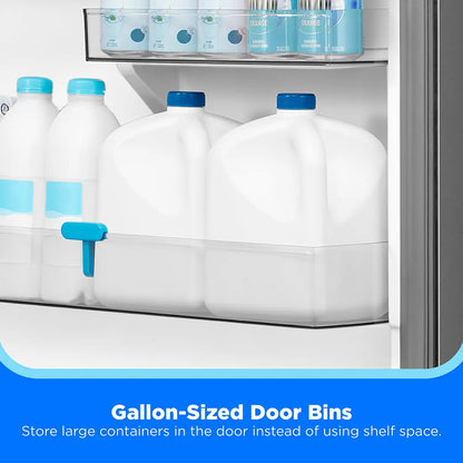 23 cu. ft. Counter-Depth Bottom-Freezer Refrigerator (Stainless Steel)