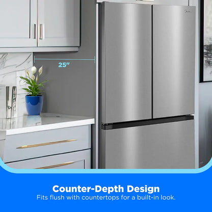 23 cu. ft. Garage Ready French Door Refrigerator with Icemaker