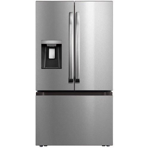 29 Cu Ft French Door Refrigerator, Ice and Water Dispenser, Standard Depth, Stainless