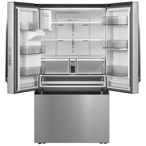 29 Cu Ft French Door Refrigerator, Ice and Water Dispenser, Standard Depth, Stainless