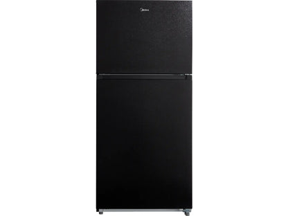 Refrigerador Midea de 18 pies cúbicos con congelador superior y compartimentos para verduras con control de humedad
