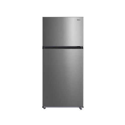 Refrigerador Midea de 18 pies cúbicos con congelador superior y compartimentos para verduras con control de humedad