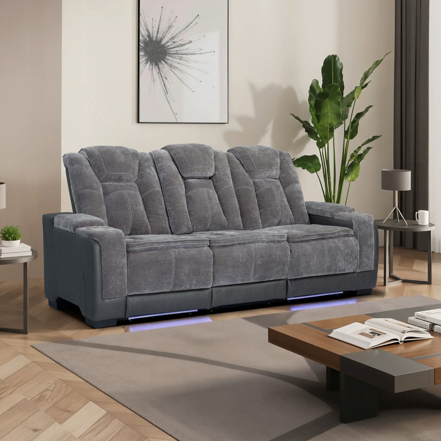Lex Double Power Reclining Sofa