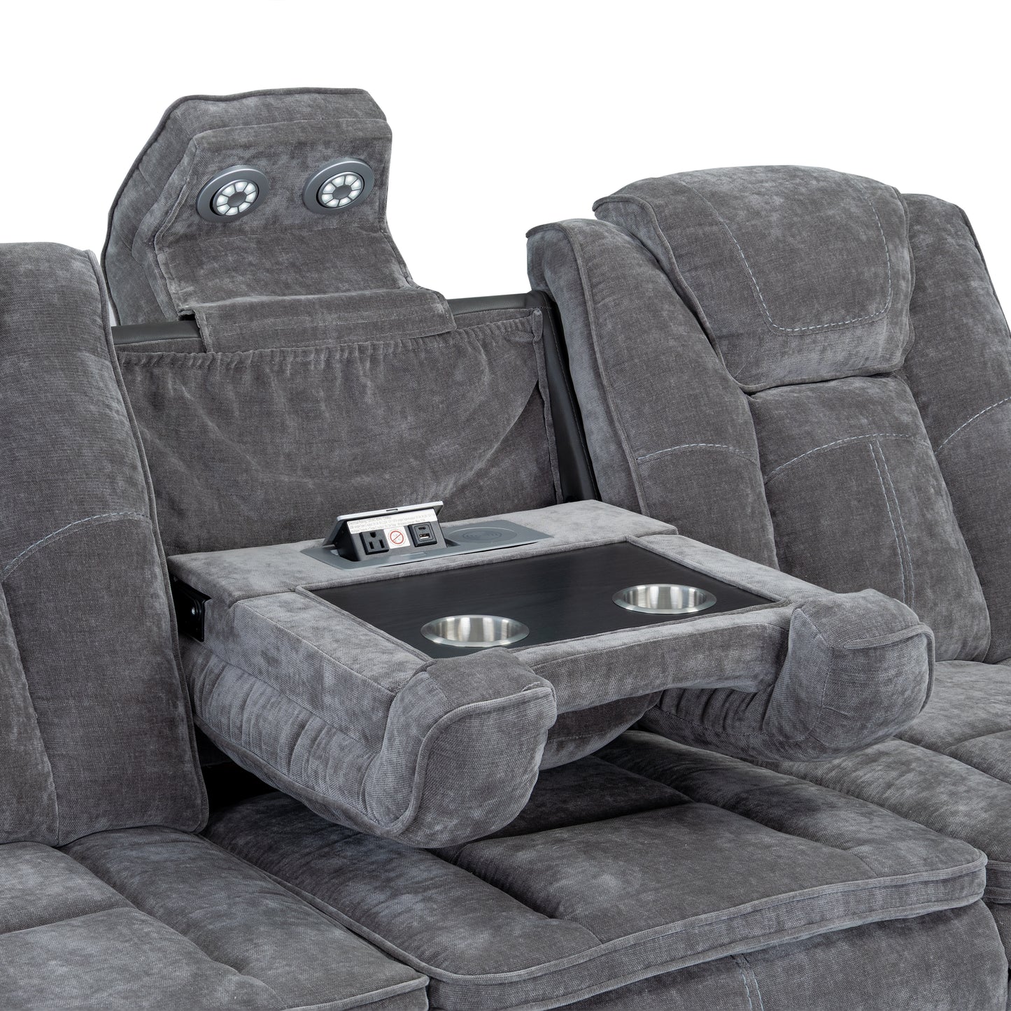 Lex Double Power Reclining Sofa