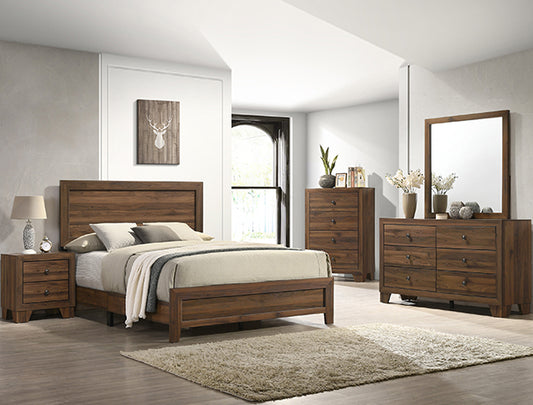 Millie 3 PC Bedroom Group - Brown