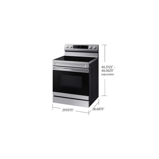 Smart Freestanding Electric Range 6.3 cu. ft. with Air Fry and Convection