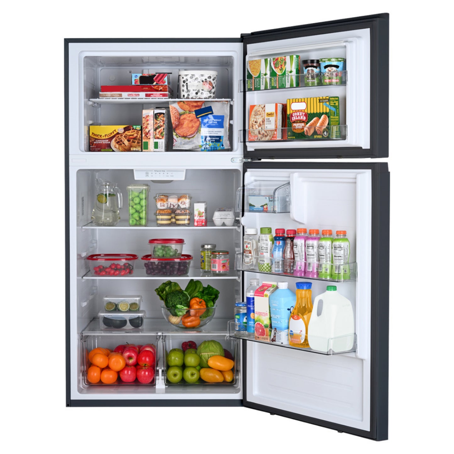 20.5 cu. ft. Top Freezer Refrigerator Black
