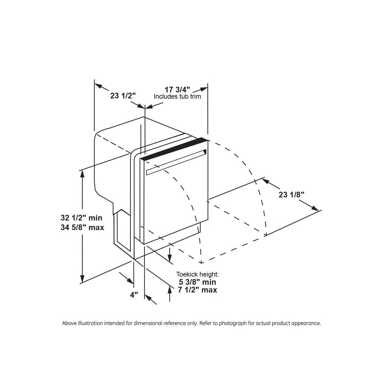 Profile 18 in. Top Control ADA Dishwasher in Stainless Steel with Stainless Steel Tub and 47 dBA