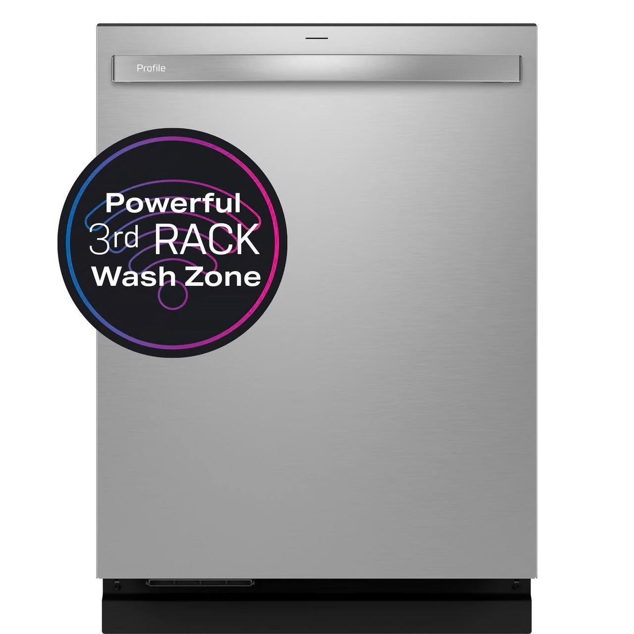 Profile 24 in. Built-In Top Control Dishwasher in Fingerprint Resistant Stainless w/Stainless Tub, 3rd Rack, 42 dBA
