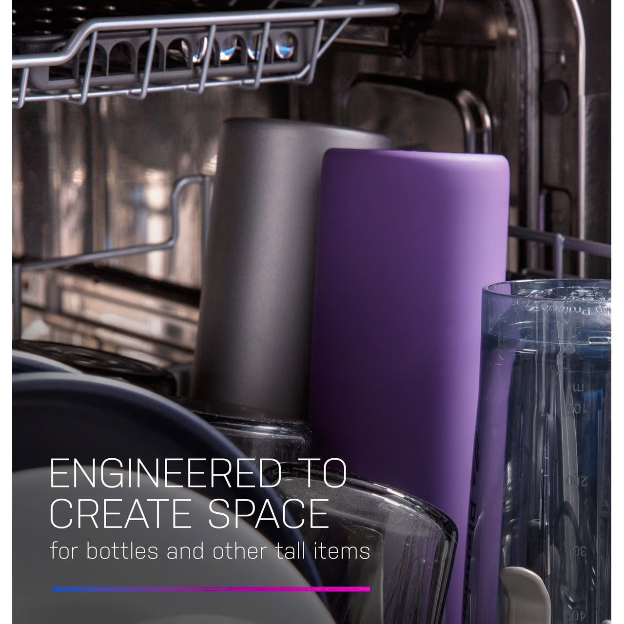 Profile 24 in. Built-In Top Control Dishwasher in Fingerprint Resistant Stainless w/ Stainless Tub, UltraFresh, 39 dBA