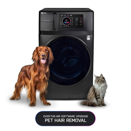 Profile 4.8 cu. ft. Smart UltraFast Electric Washer & Dryer Combo in Carbon Graphite with Ventless Heat Pump Technology