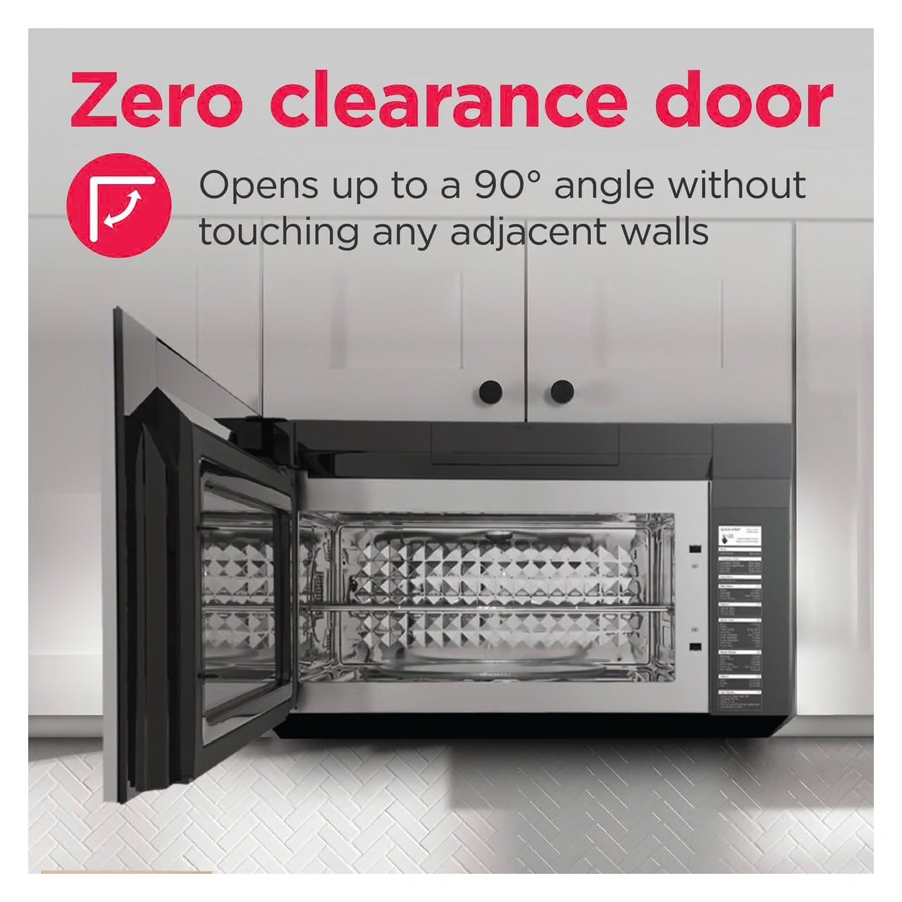 Professional 30 in. 1.9 cu. ft. Over-the-Range Microwave in Stainless Steel with Vent and Air Fry