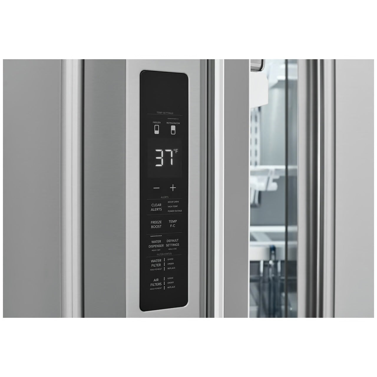 Professional 36 in. 23.3 cu. ft. Counter Depth French Door Refrigerator in Stainless Steel with Internal Water Dispenser
